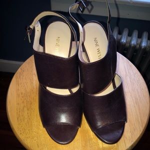 Nine West block heels